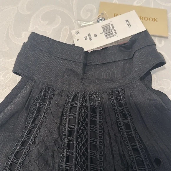 Ramy Brook NY Heather Halter Neck Linen Blend Top. Size Small - Picture 8 of 14